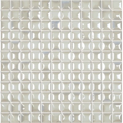 Стеклянная мозаика, White, Edna 31х31