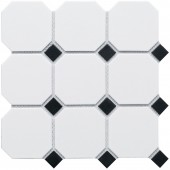 Octagon White/Black 259х259