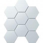 Hexagon big White Matt  256х295